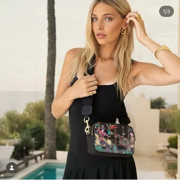 NIMANY Stylish Multicolor Designer Crossbody Bag - NIB - Picture 4 of 11